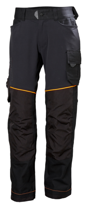 Pantalon de travail Chelsea Evolution Work Helly Hansen vue de face noir