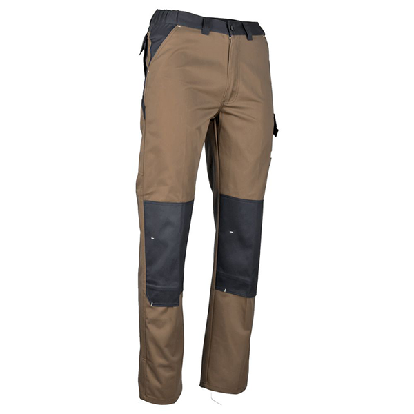 Pantalon de travail zéro métal bicolore multipoches - LMA