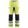 JAUNE FLUO / BLEU MARINE