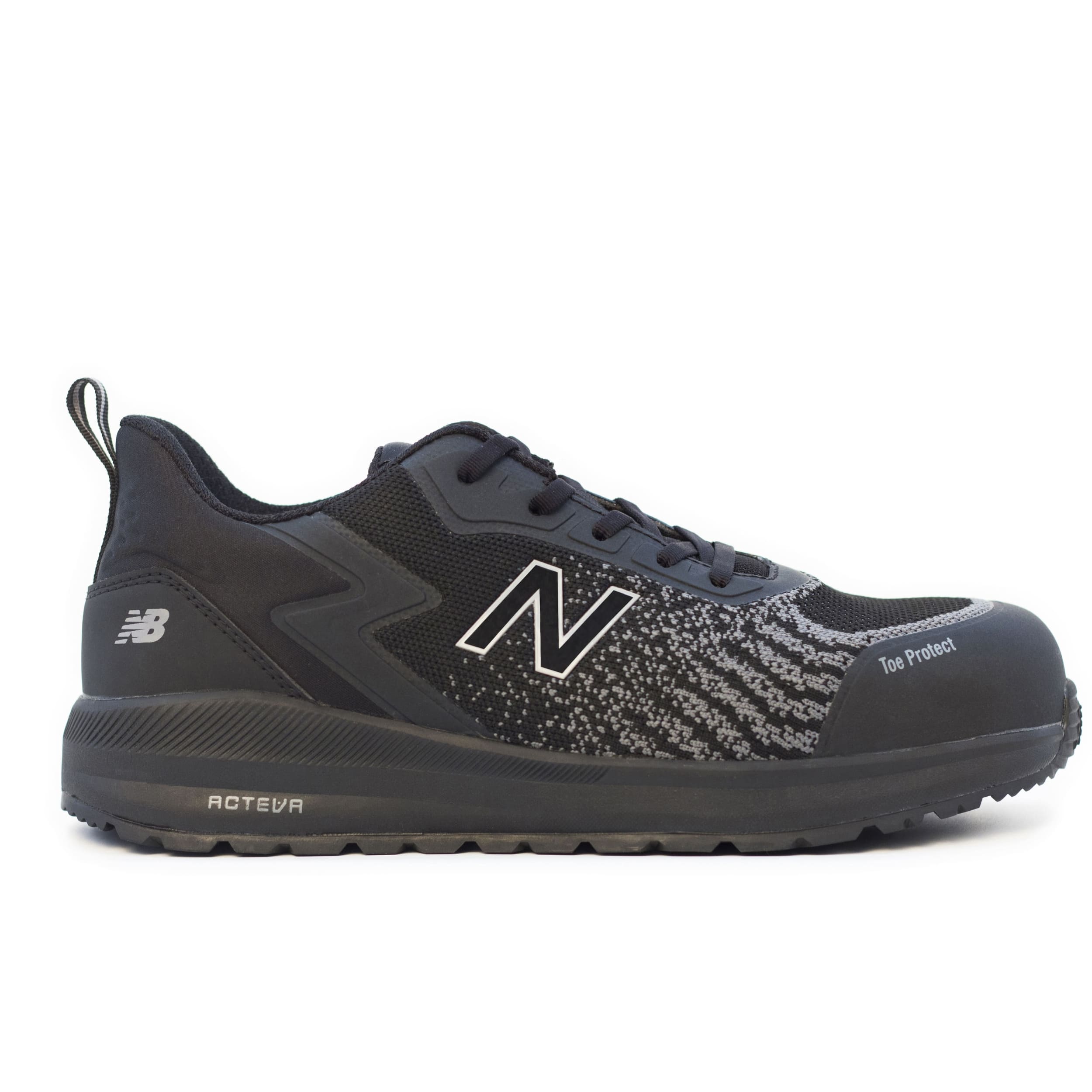 Chaussures de sécurité sans métal S1P SRC Speedware New Balance noires vue de droite