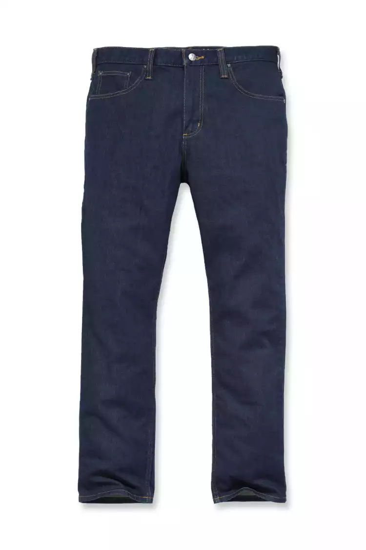 Jean de travail homme Rugged Flex Carhartt bleu vue de face