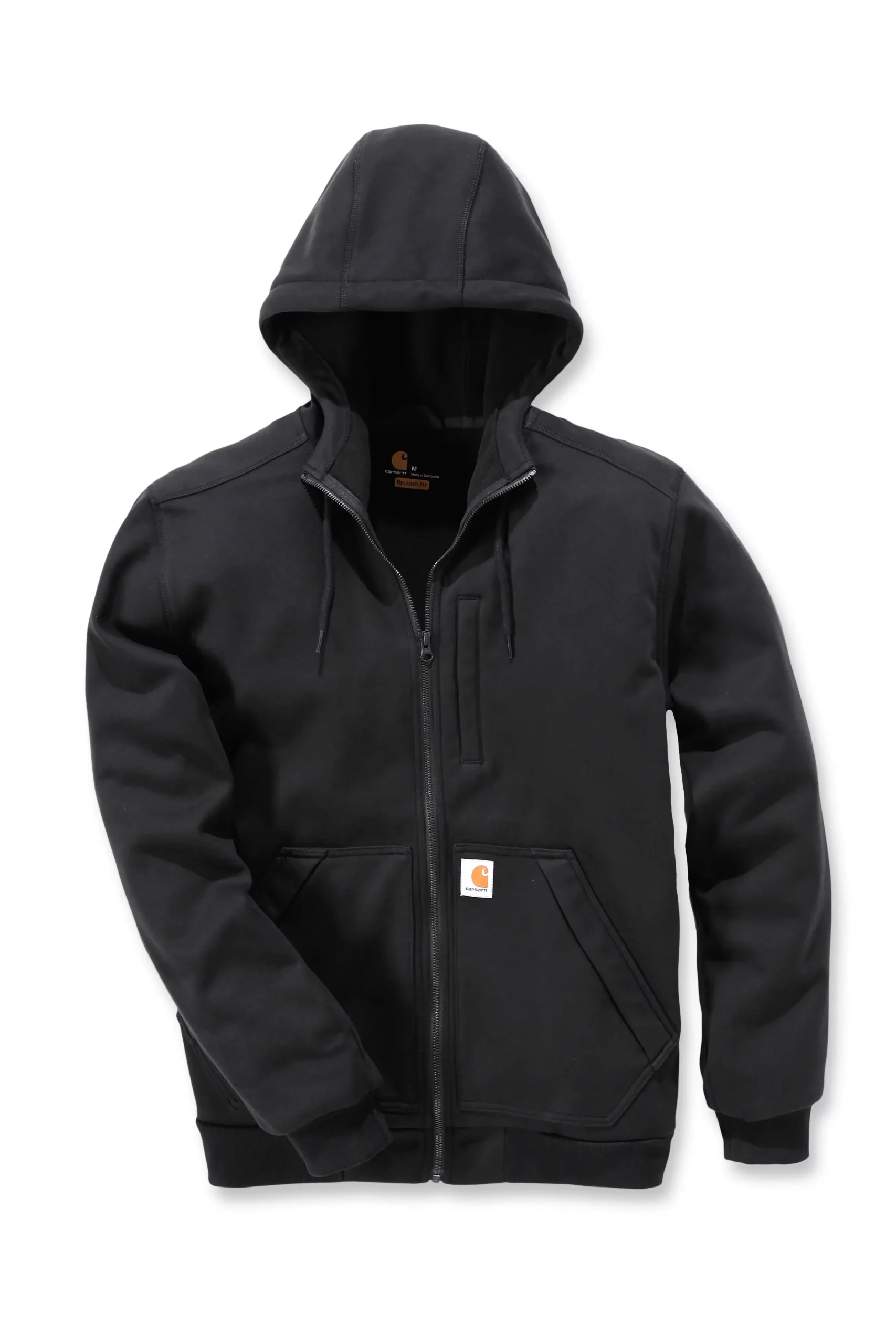 Sweat-de-travail-déperlant-zipé-Wind-Fighter-Carhartt-noir