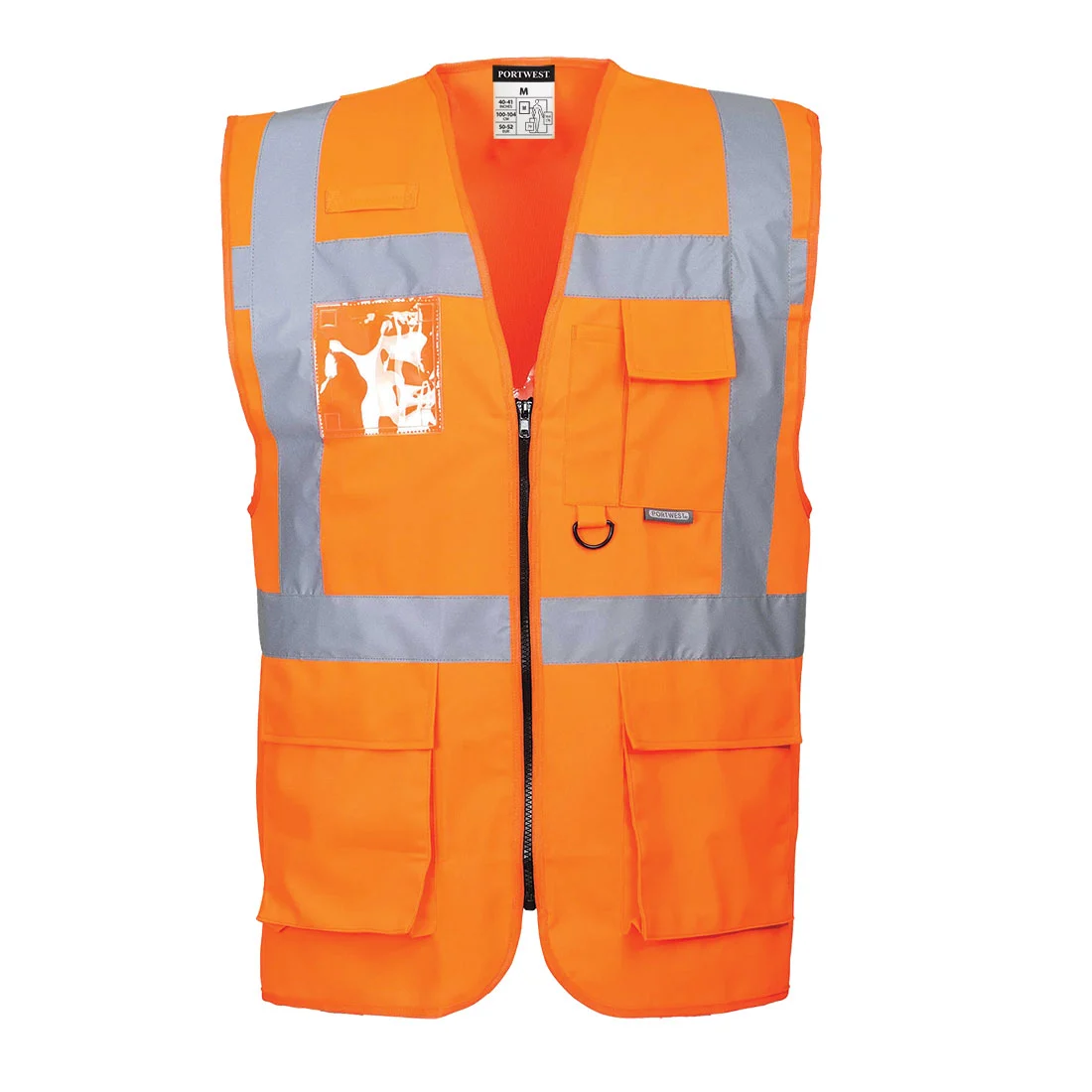 Gilet de travail haute visibilité Executive Berlin Portwest orange