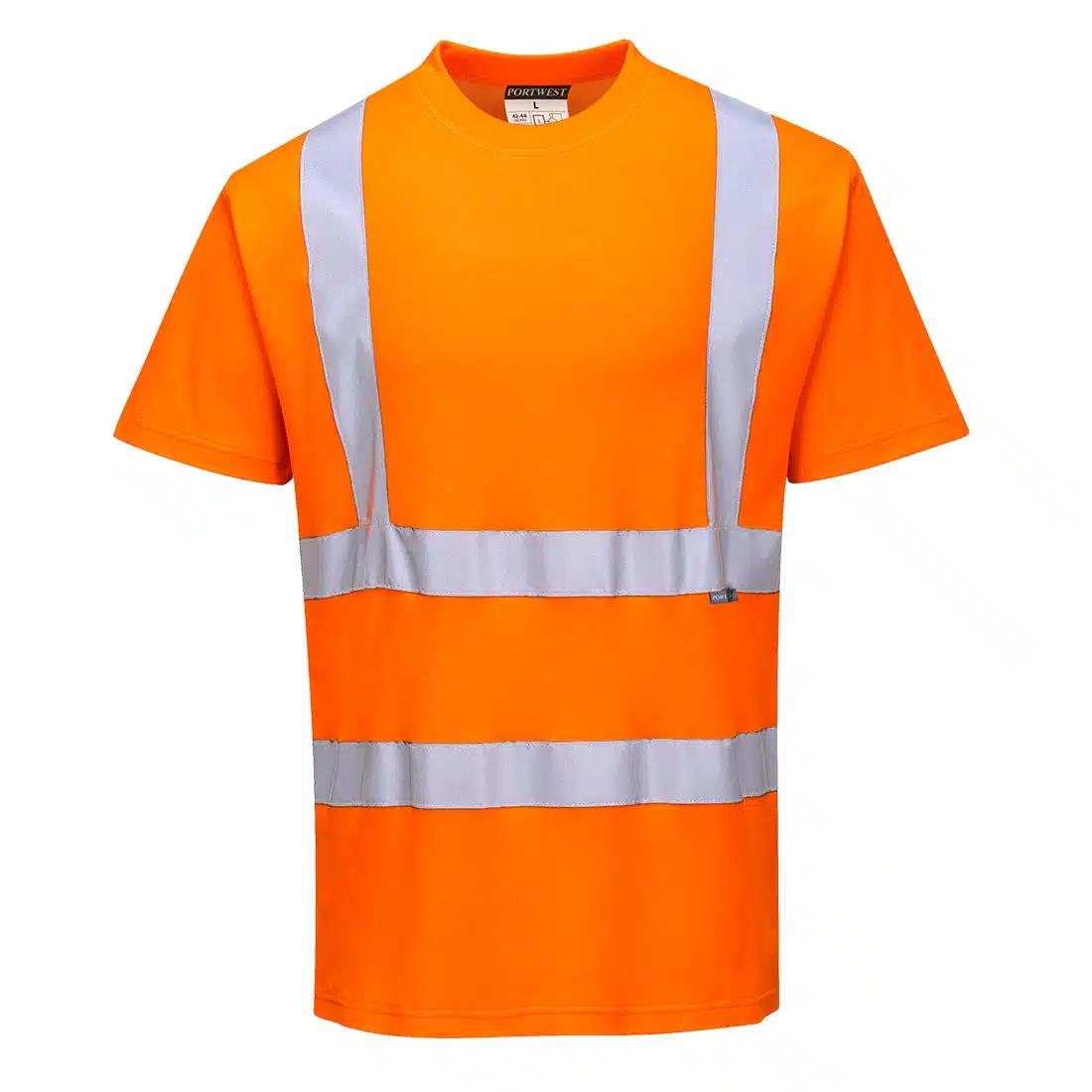 T-shirt de travail haute visibilité MC coton comfort Portwest orange