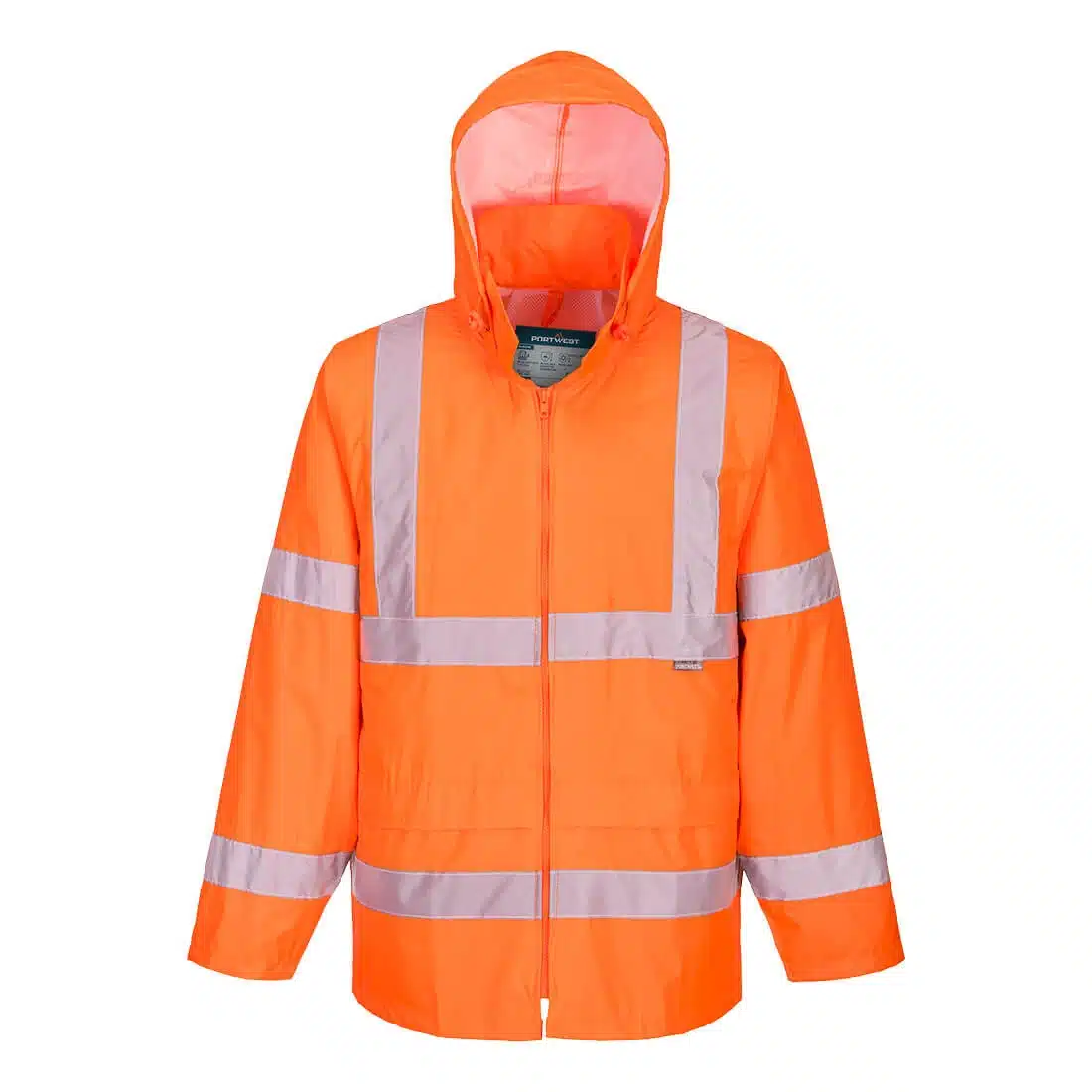 Veste de pluie haute visibilité Portwest orange