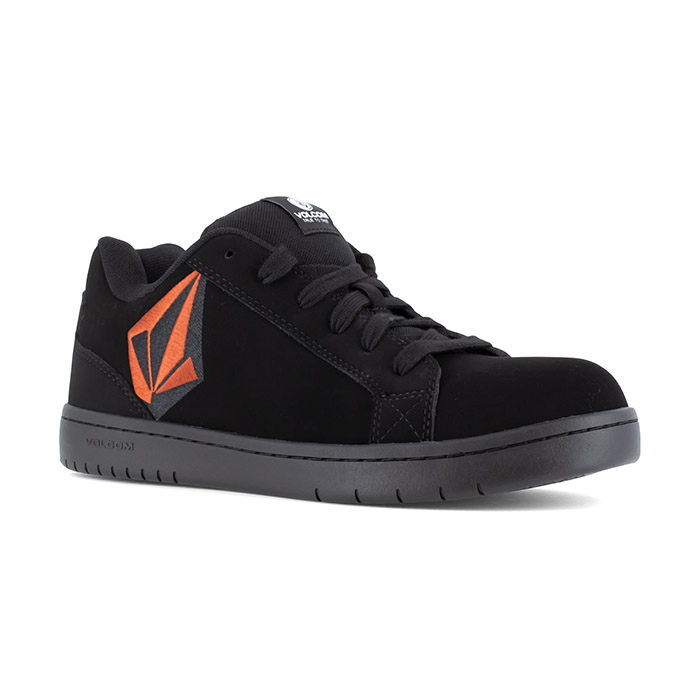 Chaussure de sécurité basses S3S Stone Volcom vue de cote gauche trois quarts noir