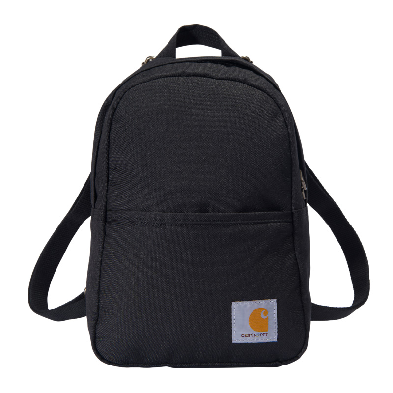 Mini sac à dos de travail classique Carhartt vue de face noir