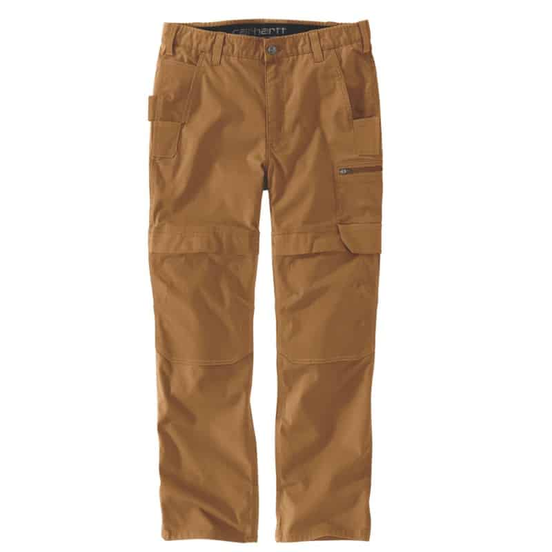 Pantalon Utilitaire Multi-Poches Carhartt Marron vue de face