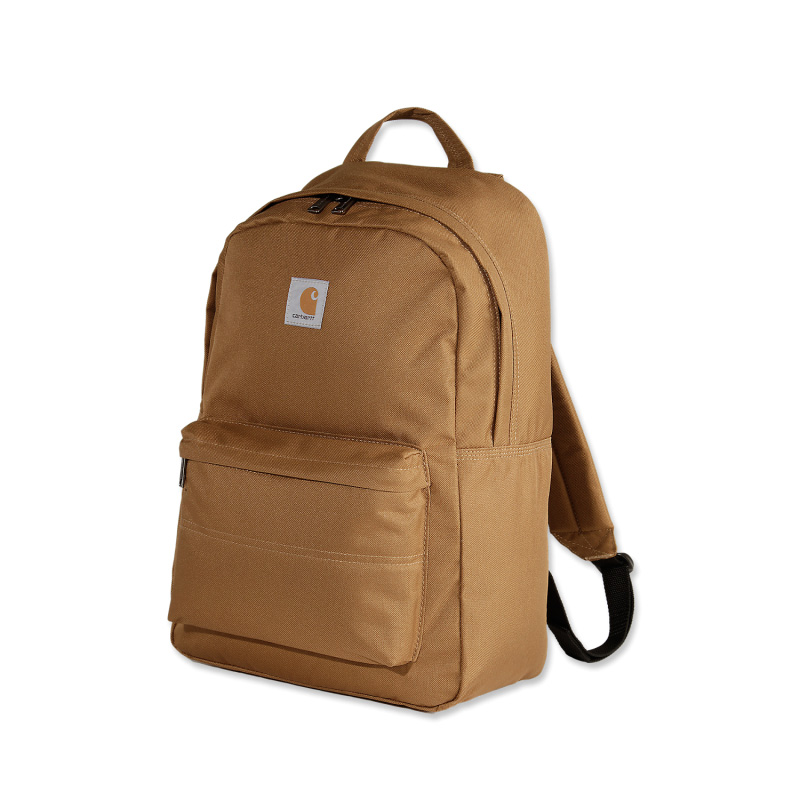 Sac à dos de travail 21L pour ordinateur 15 pouces Carhartt vue de face marron